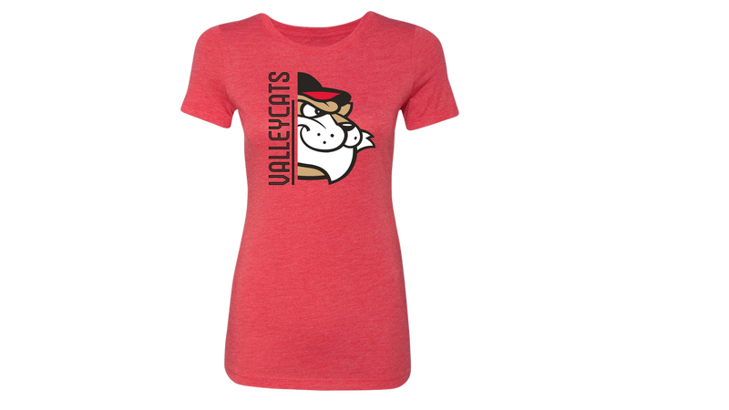 Tri-City ValleyCats Women's Split Screen Tee