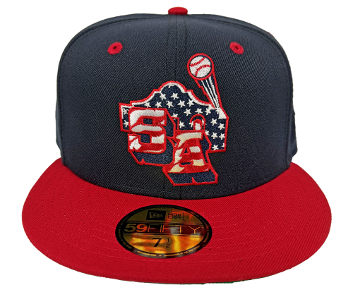 Missions Patriotic Retro Alamo SA 59Fifty Fitted Cap