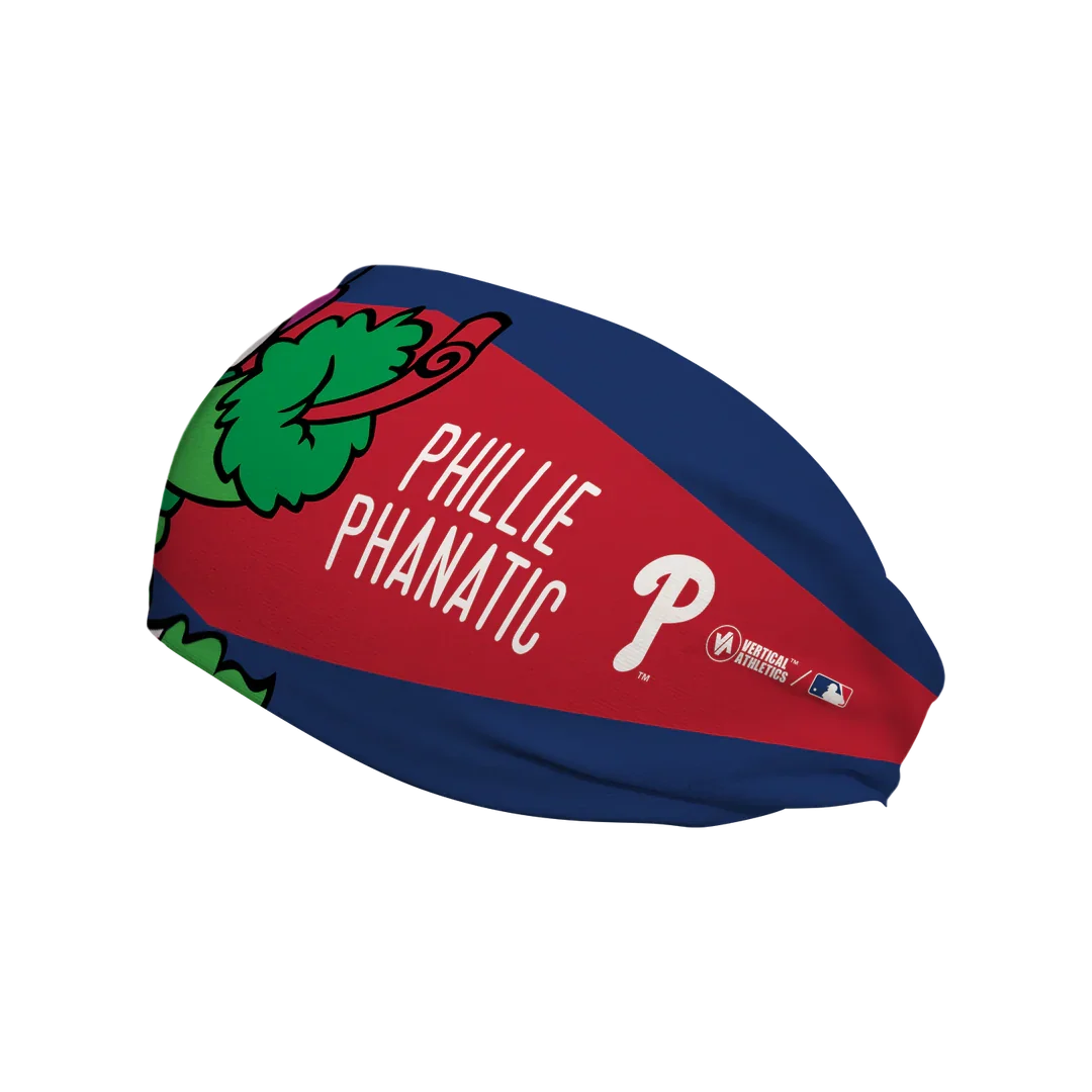 Vertical Athletics Cooling Headband Phillie Phanatic Nameplate