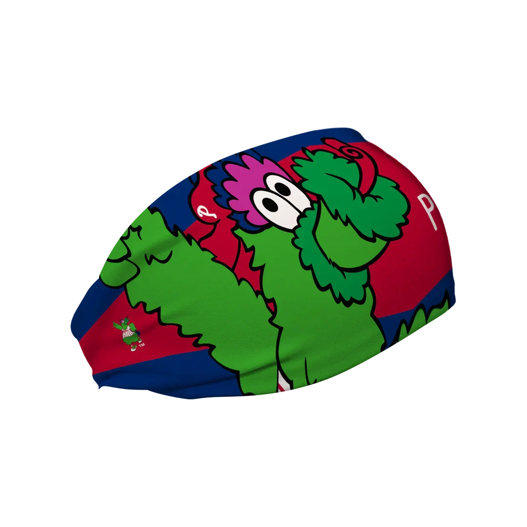 Vertical Athletics Cooling Headband Phillie Phanatic Nameplate