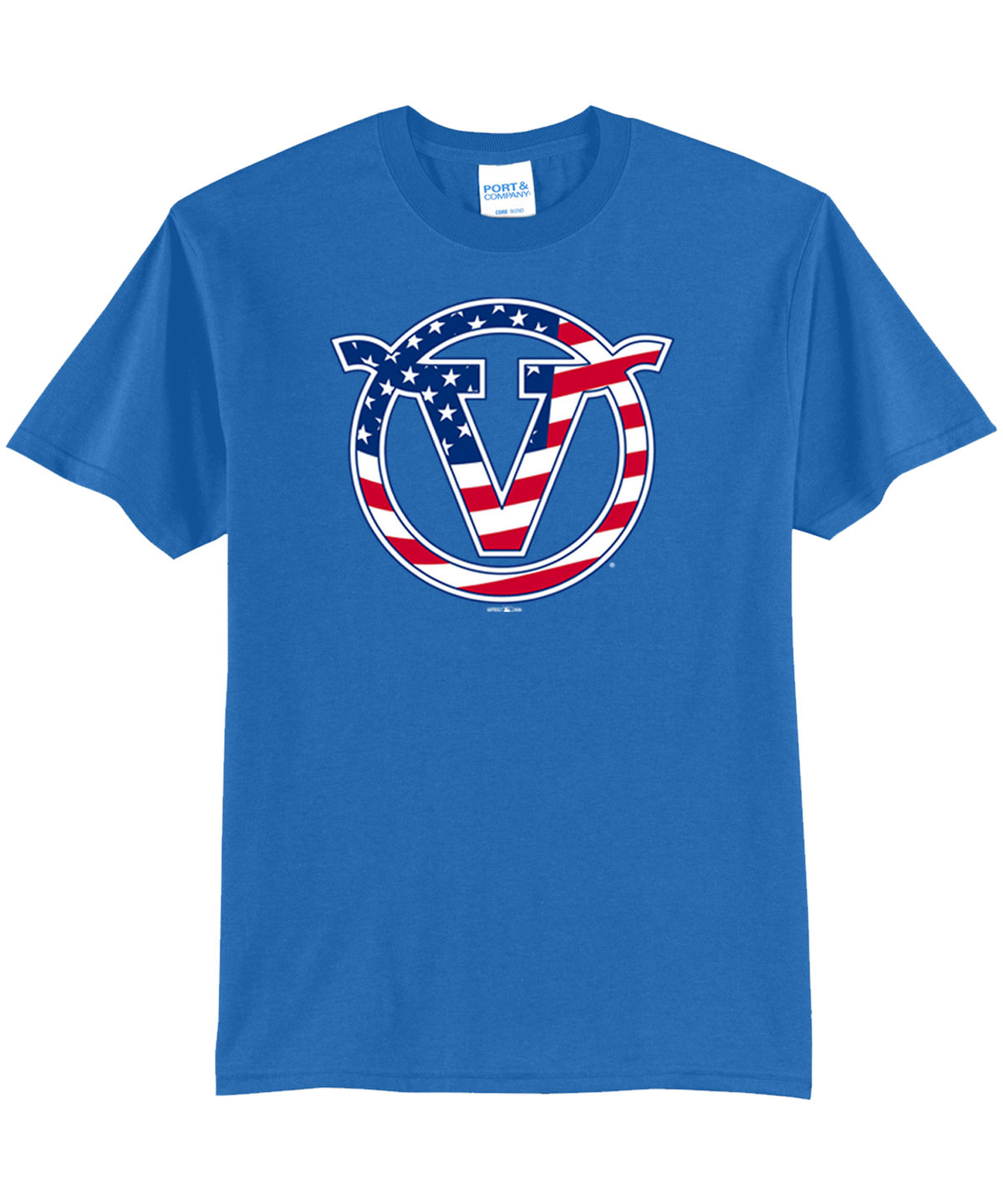 Red, White & Blue V Logo Tee