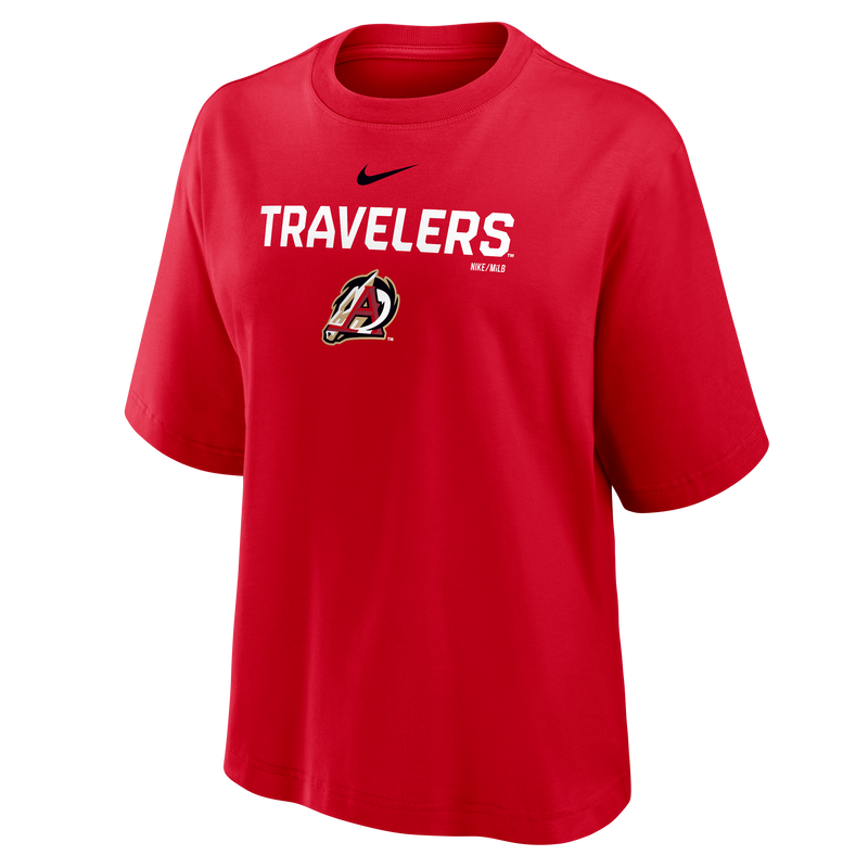 Arkansas Travelers Nike Women's SS Boxy Tee