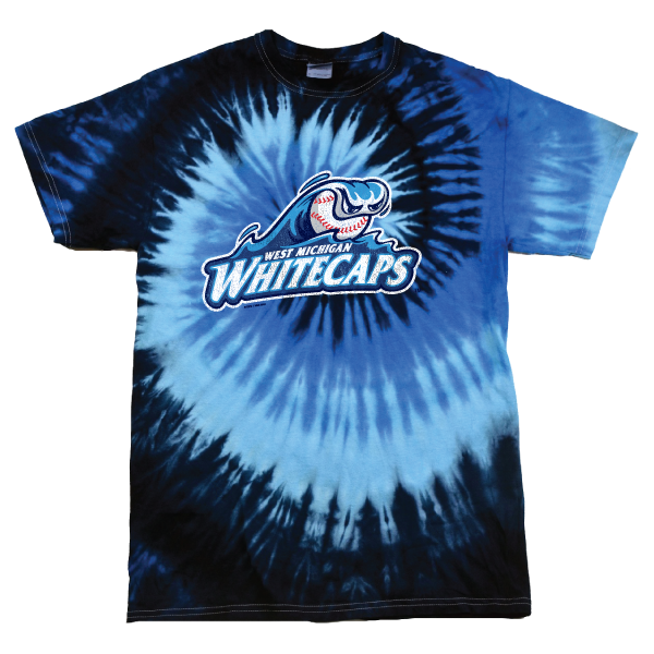 Youth Primary Distressed Blue Ocean Tie-Dye Tee