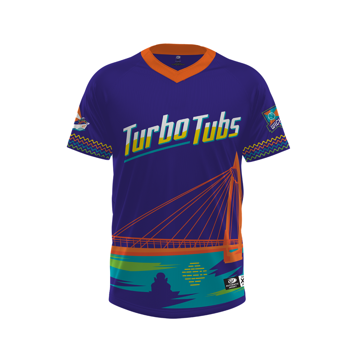 Wichita Wind Surge Adult Turbo Tubs Alternate Replica Jersey