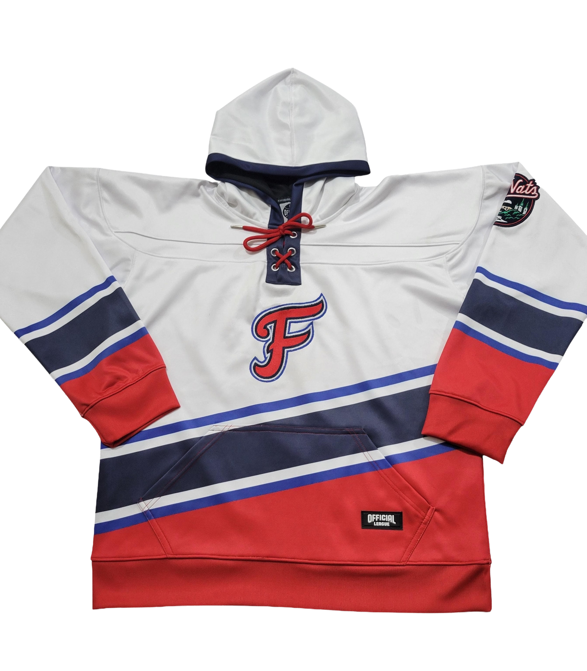 Official League White Hockey Hoodie