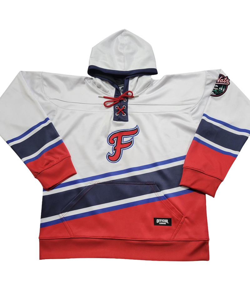 Official League White Hockey Hoodie