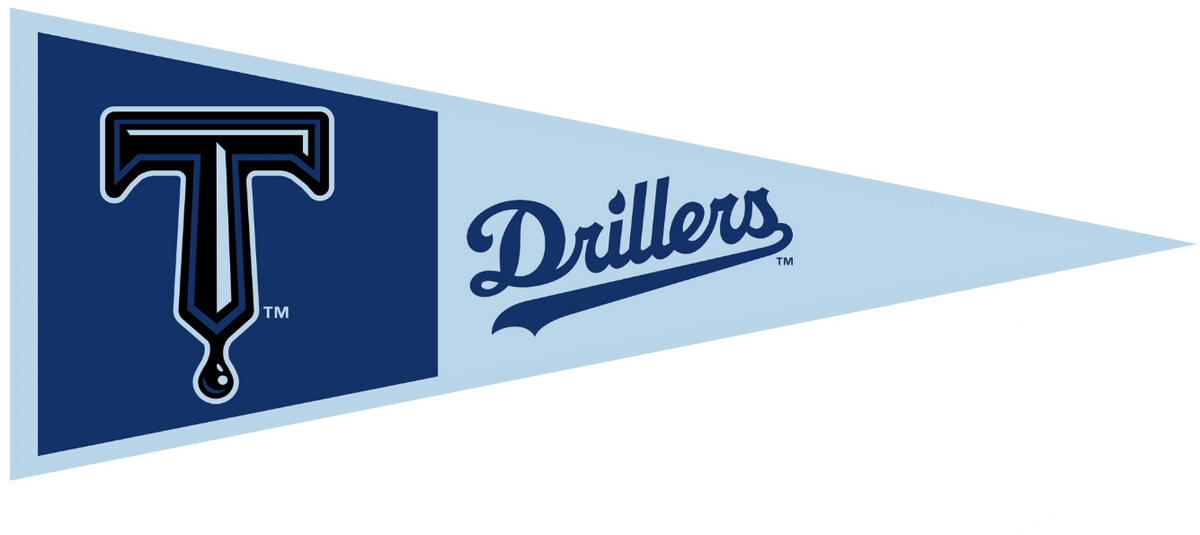 Tulsa Drillers Wool Pennant