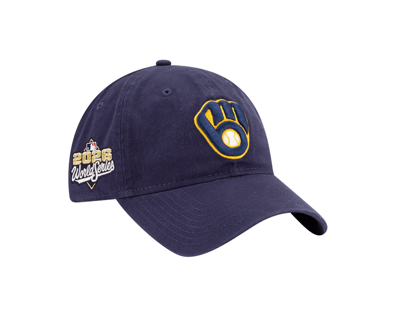 Milwaukee Brewers World Series Patch Home 920 Adjustable Hat