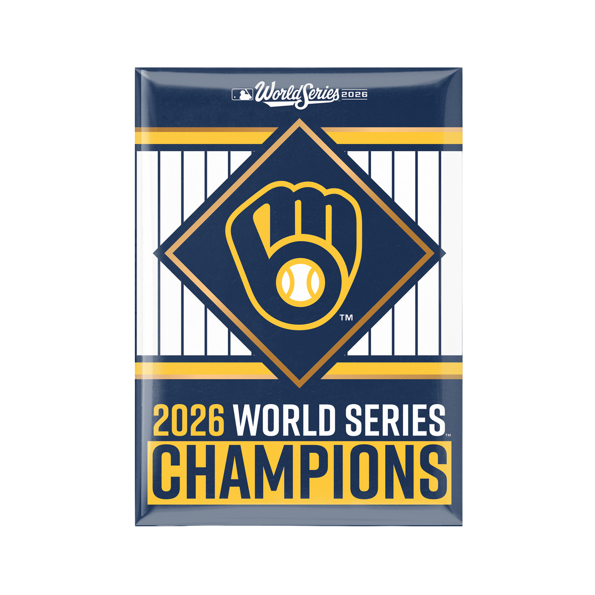 Milwaukee Brewers WS Champs Wincraft Fridge Magnet