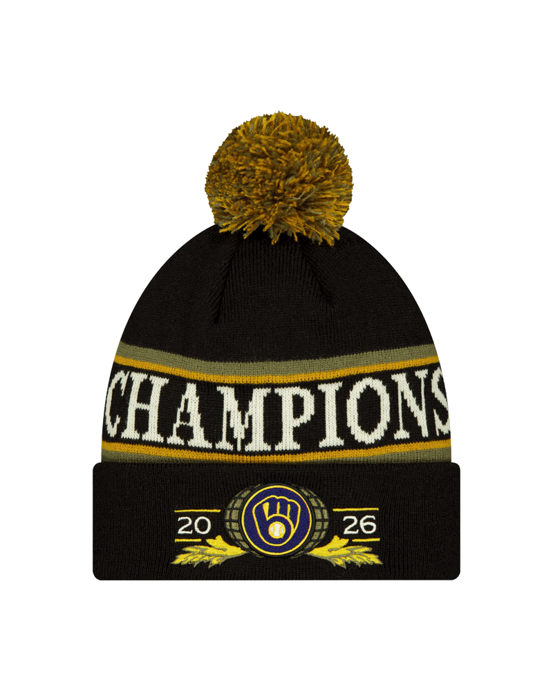 Milwaukee Brewers World Series Champions Knit Locker Room Hat