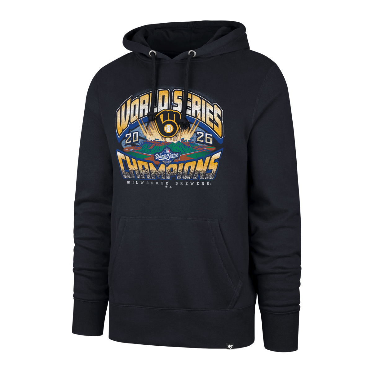 Milwaukee Brewers World Series Champs '47 Headline Hood