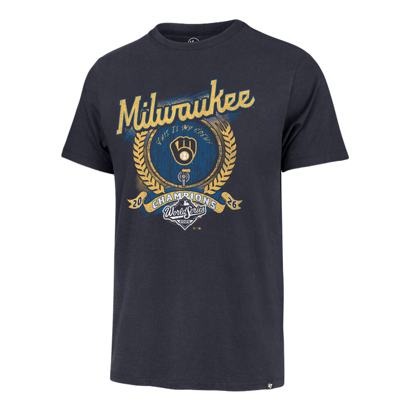 Milwaukee Brewers World Series Champs Navy '47 Franklin Tee