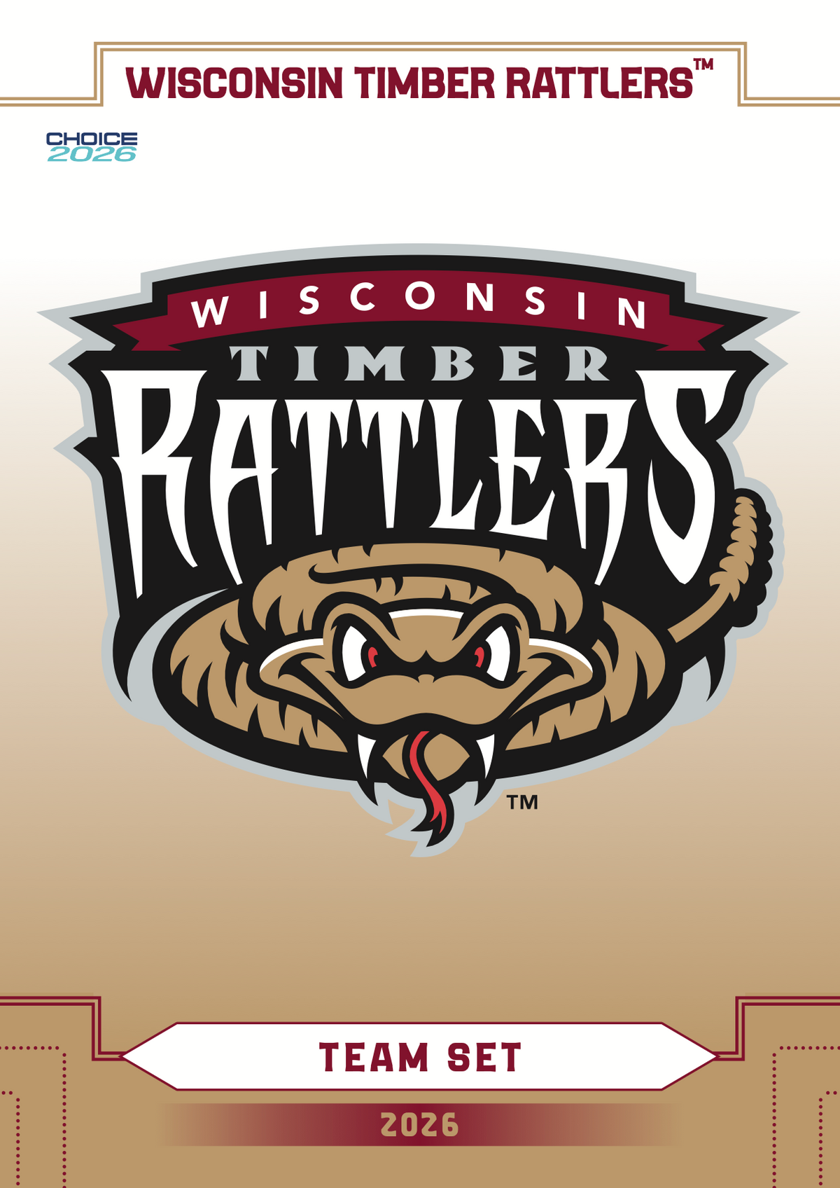 Wisconsin Timber Rattlers 2026 Team Card Set
