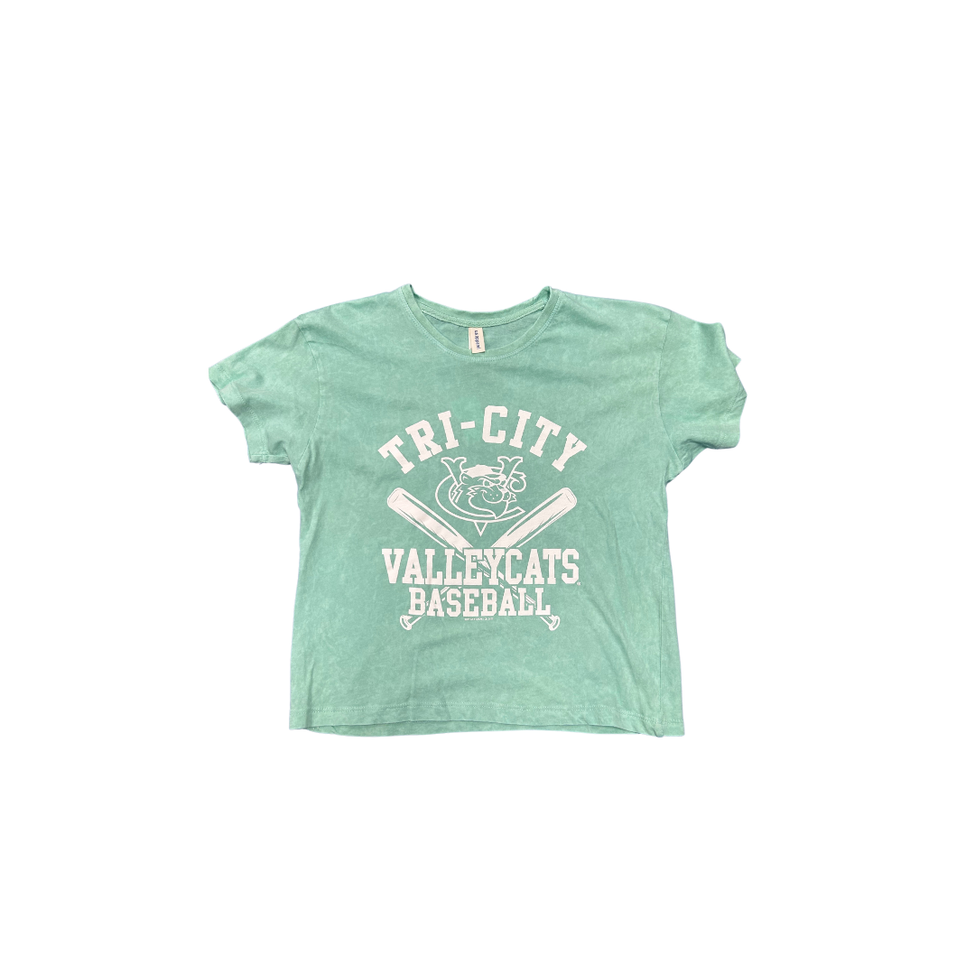 Women's Mint Cropped Tee