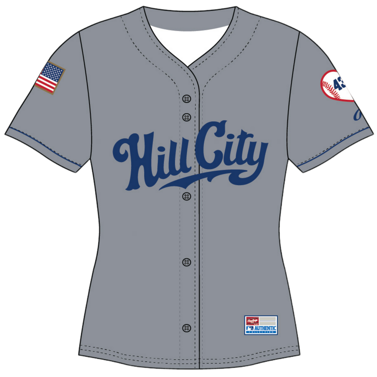 Hill City Howlers Women's Road Sublimated Jersey