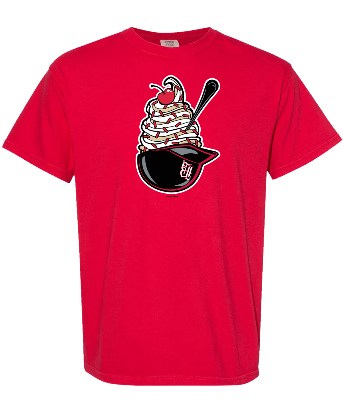 Comfort Colors Ice Cream Helmet Tee
