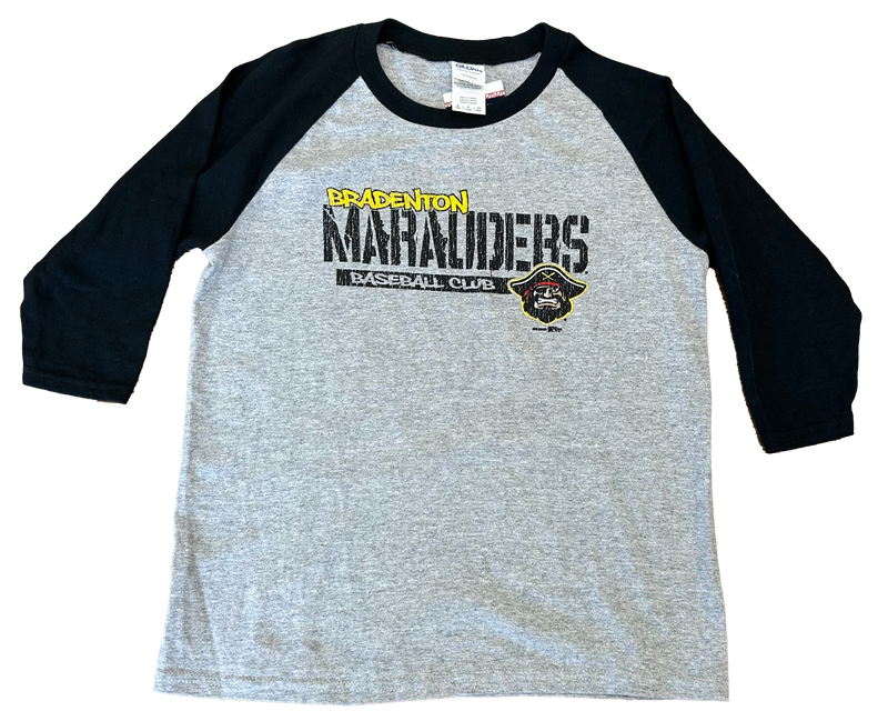 Kids Bradenton Marauders Baseball Club Raglan