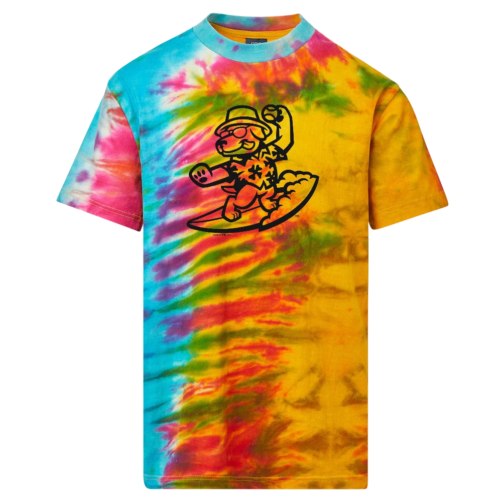 Clearwater Beach Dogs MV Sport Tie Dye Tee