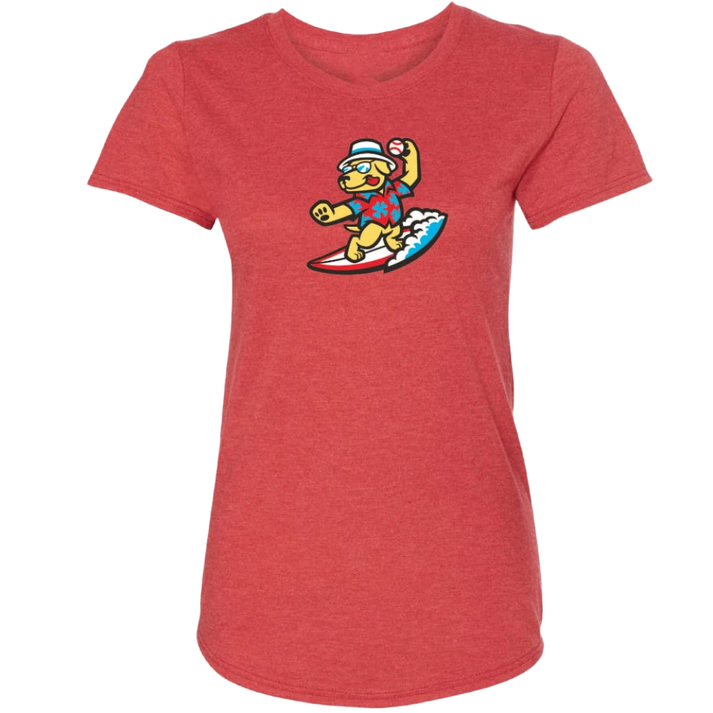 Clearwater Beach Dogs OT Sports Women's Logo Tee