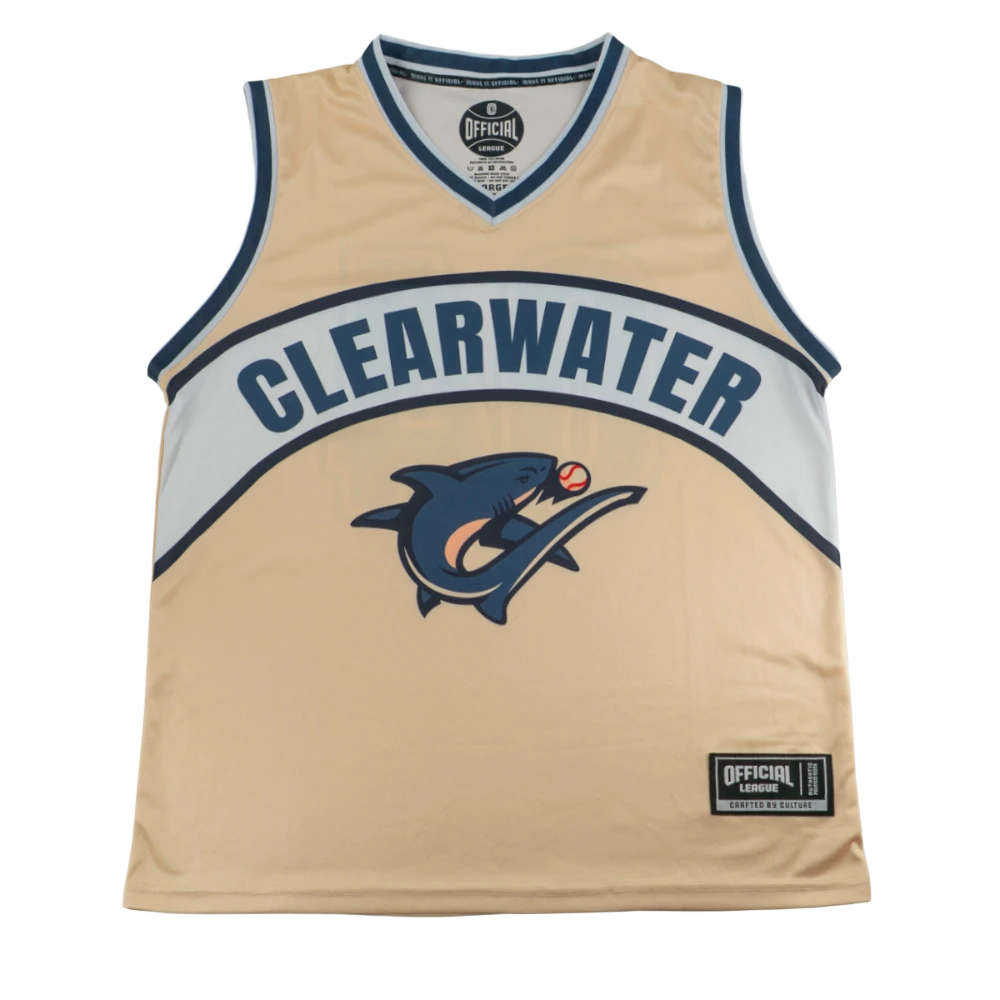 Clearwater Threshers Official League Basketball Jersey
