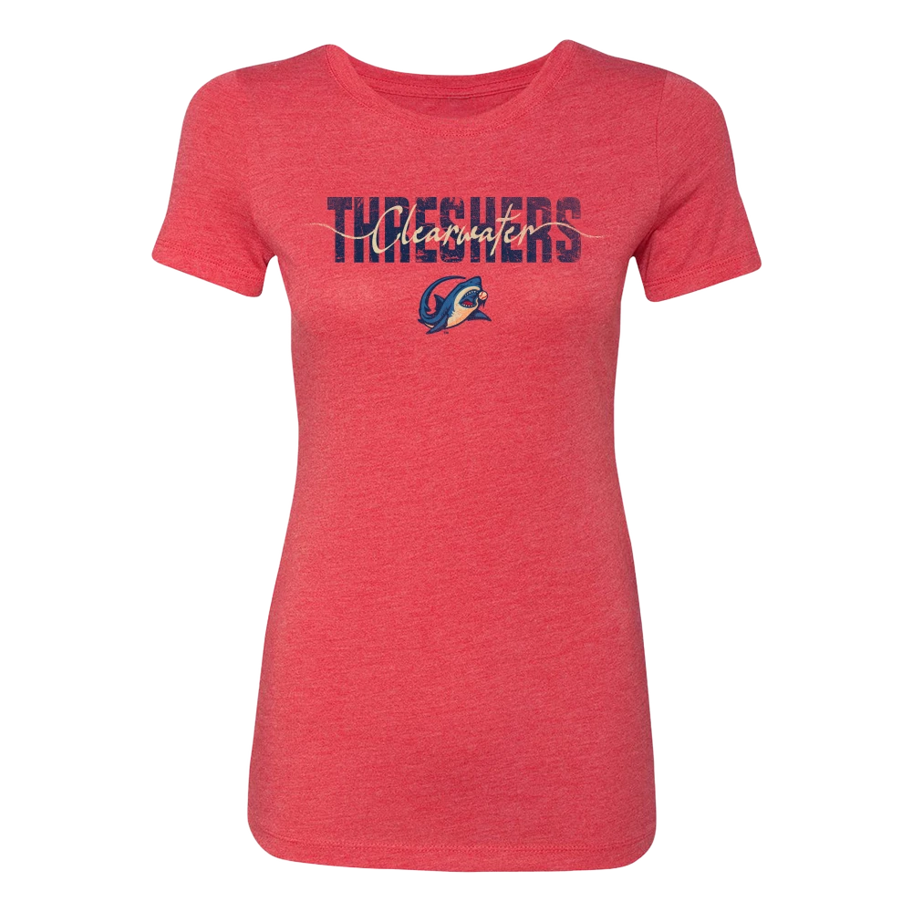 Clearwater Threshers 108 Stitches Women's Script Tee