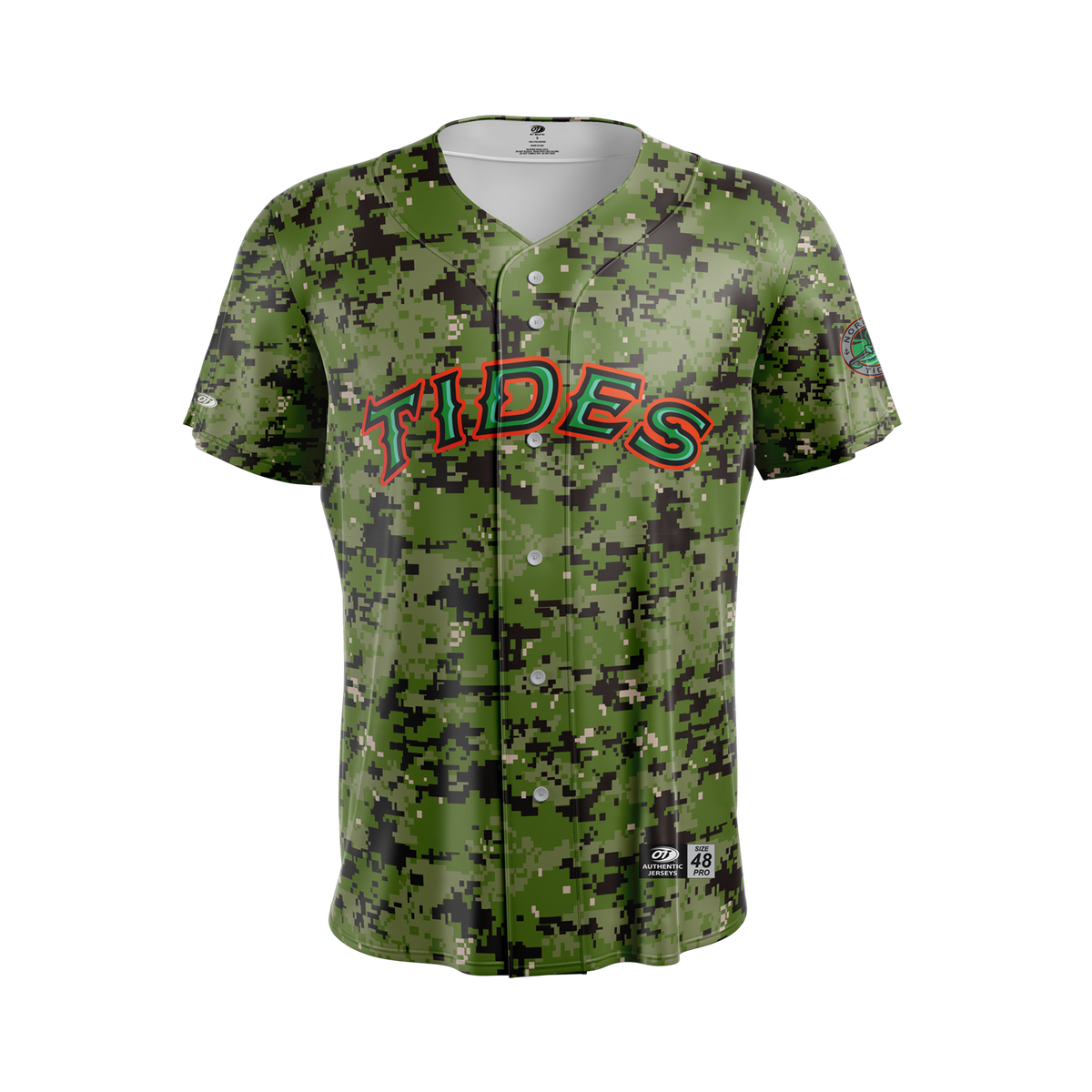 Norfolk Tides Authentic Digital Camo Jersey