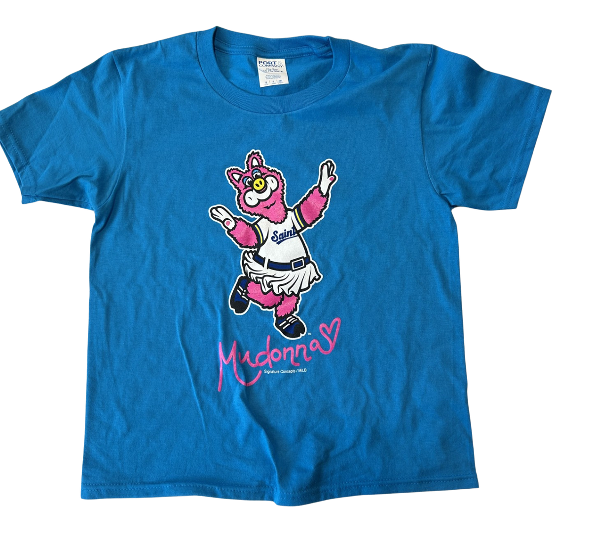 St. Paul Saints Kids Dancing Mudonna T Blue