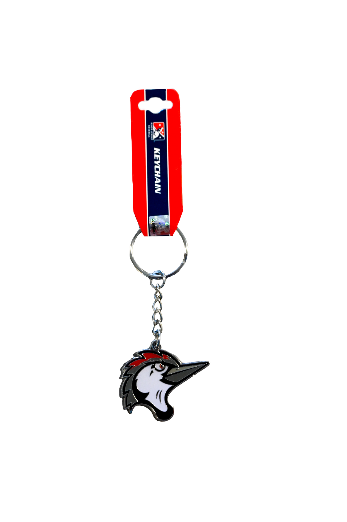 Fayetteville Woodpeckers PSG Home Cap Logo Keychain