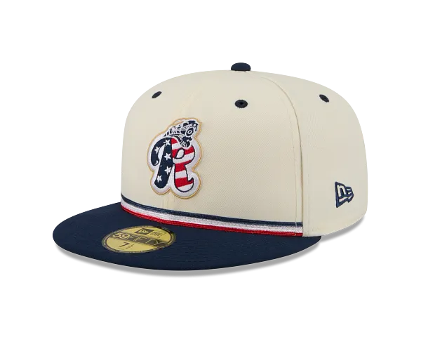 New Era 59Fifty 2026 Reading Fightin Phils Stars and Stripes High Profile Fitted Hat