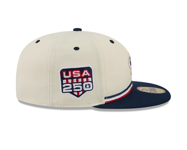 New Era 59Fifty 2026 Youth Reading Fightin Phils Stars and Stripes High Profile Fitted Hat