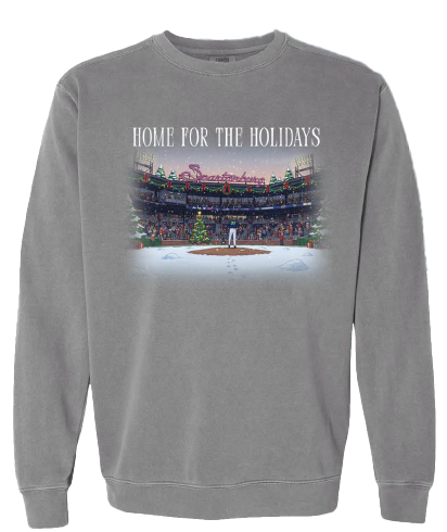 Adult Grey Holiday Comfort Colors Sweatshirt
