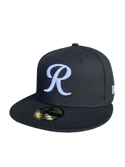 Tacoma Rainiers New Era 59Fifty Black White R Cap
