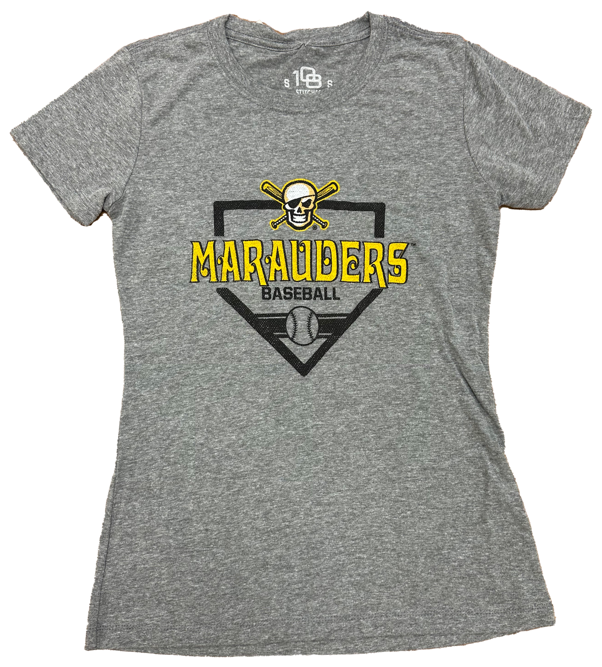 Ladies Marauders Baseball Home Plate T-Shirt