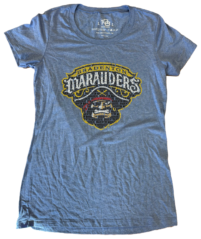 Bradenton Marauders Ladies Spell Out T-Shirt