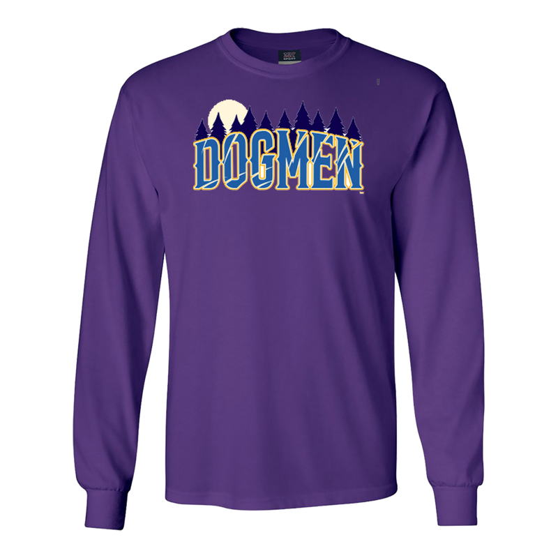 Michigan Dogmen Wordmark Long Sleeve Tee