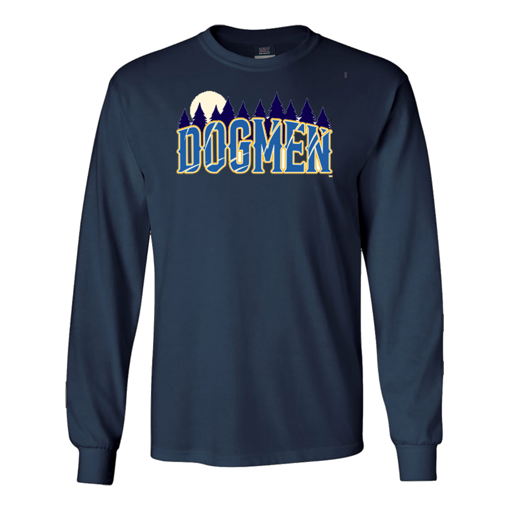 Michigan Dogmen Wordmark Long Sleeve Tee