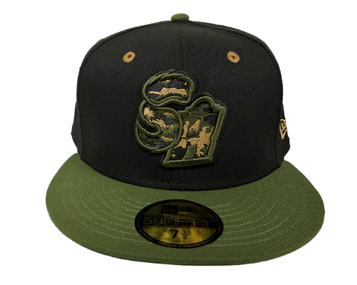 Missions Military Appreciation Black/Green 5950 Cap