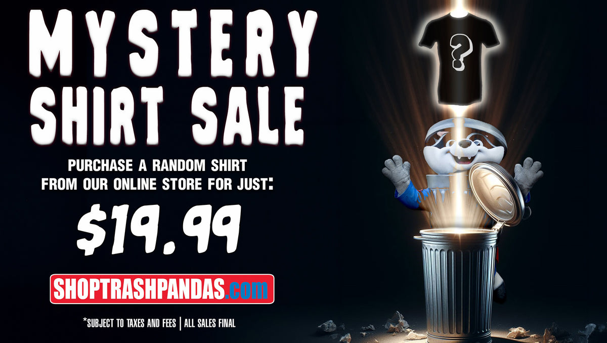 Rocket City Trash Pandas Mystery T-Shirt