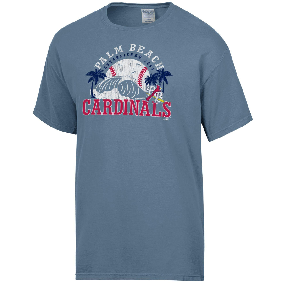 Palm Beach Cardinals Wave Tee