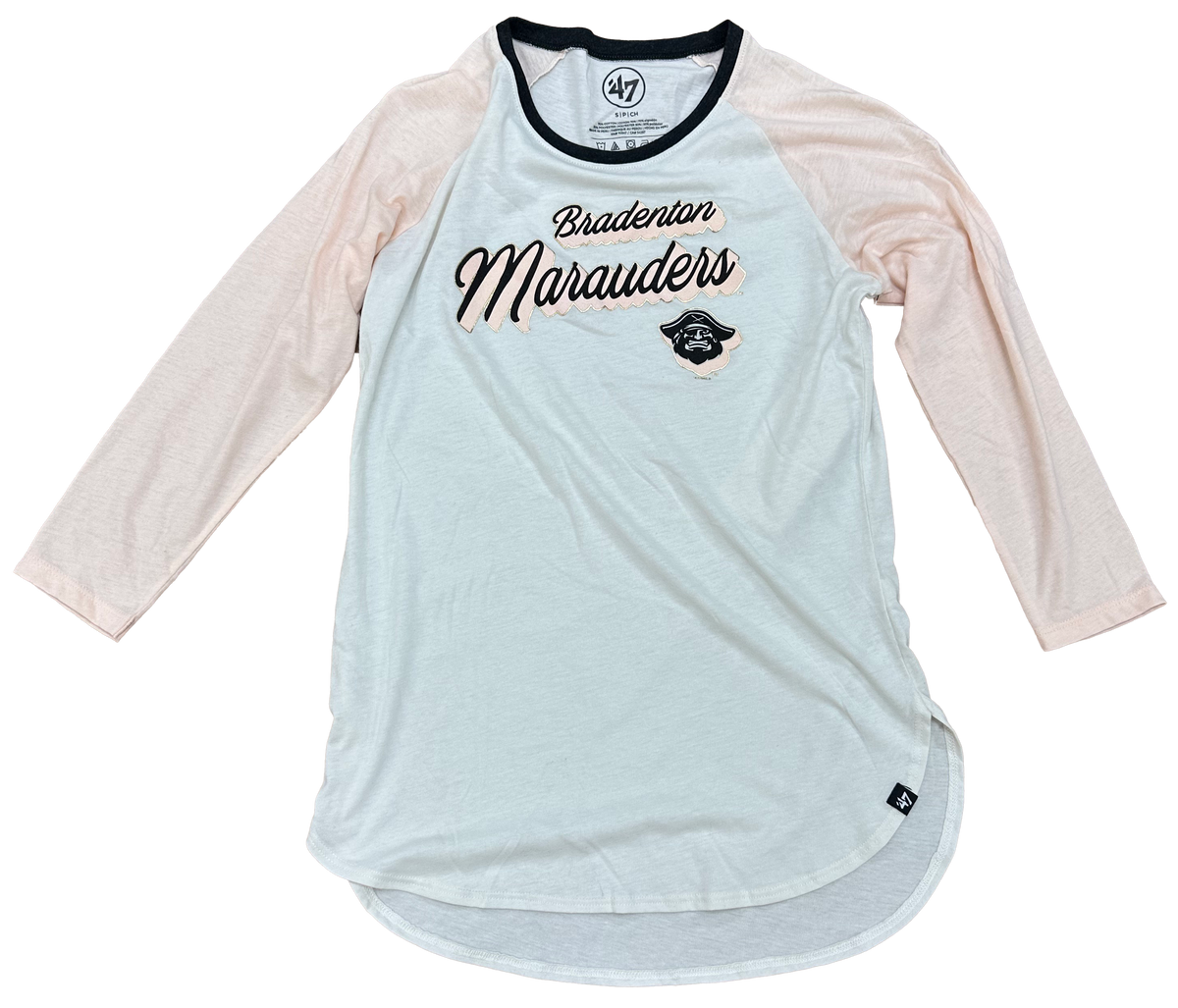 Bradenton Marauders Ladies Pink Fade Shirt