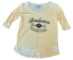 Retro Brand Relaxed Henley Gold