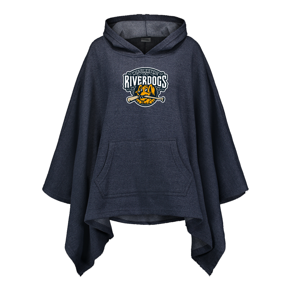 Charleston RiverDogs Female Fleece Poncho