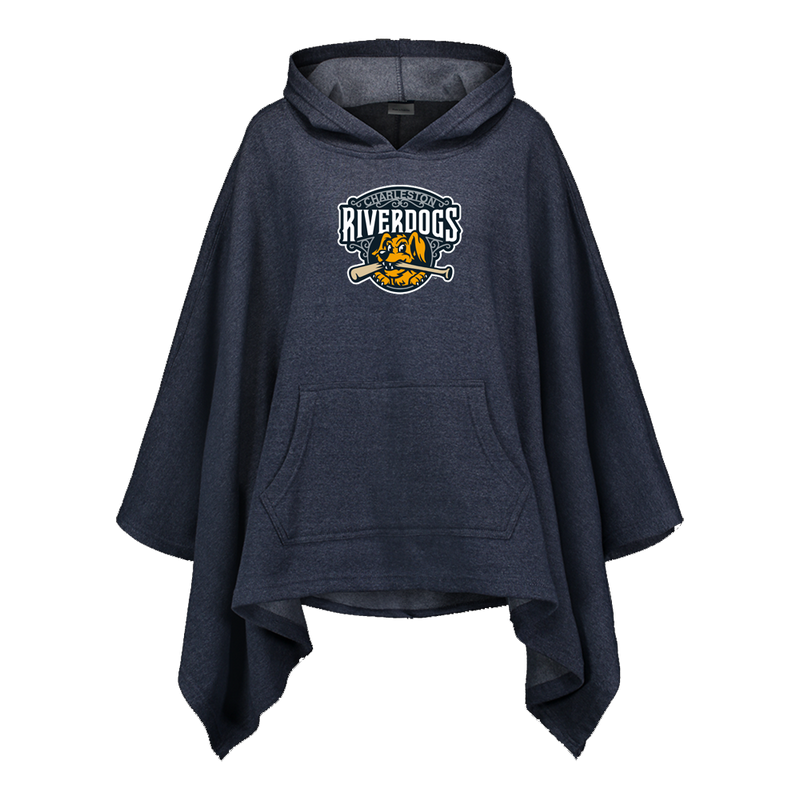 Charleston RiverDogs Female Fleece Poncho