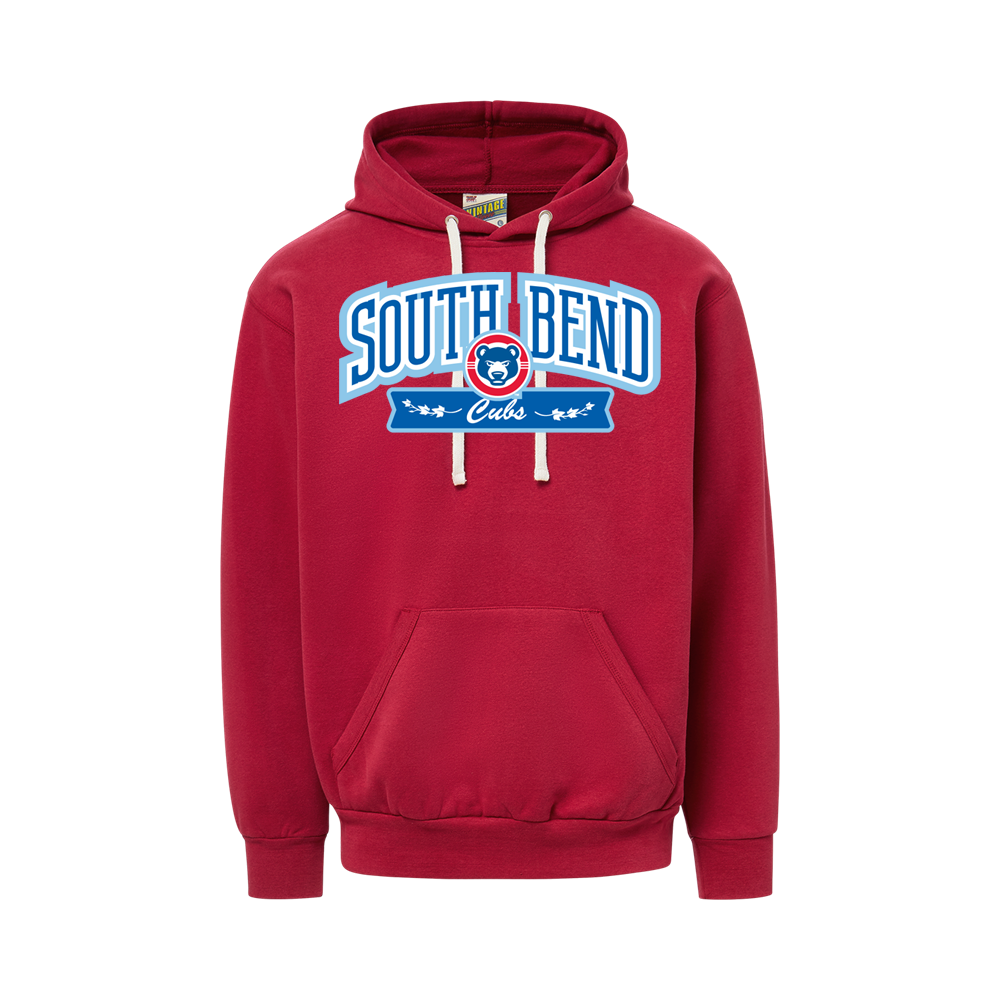 South Bend Cubs Vintage Hooded Sweatshirt