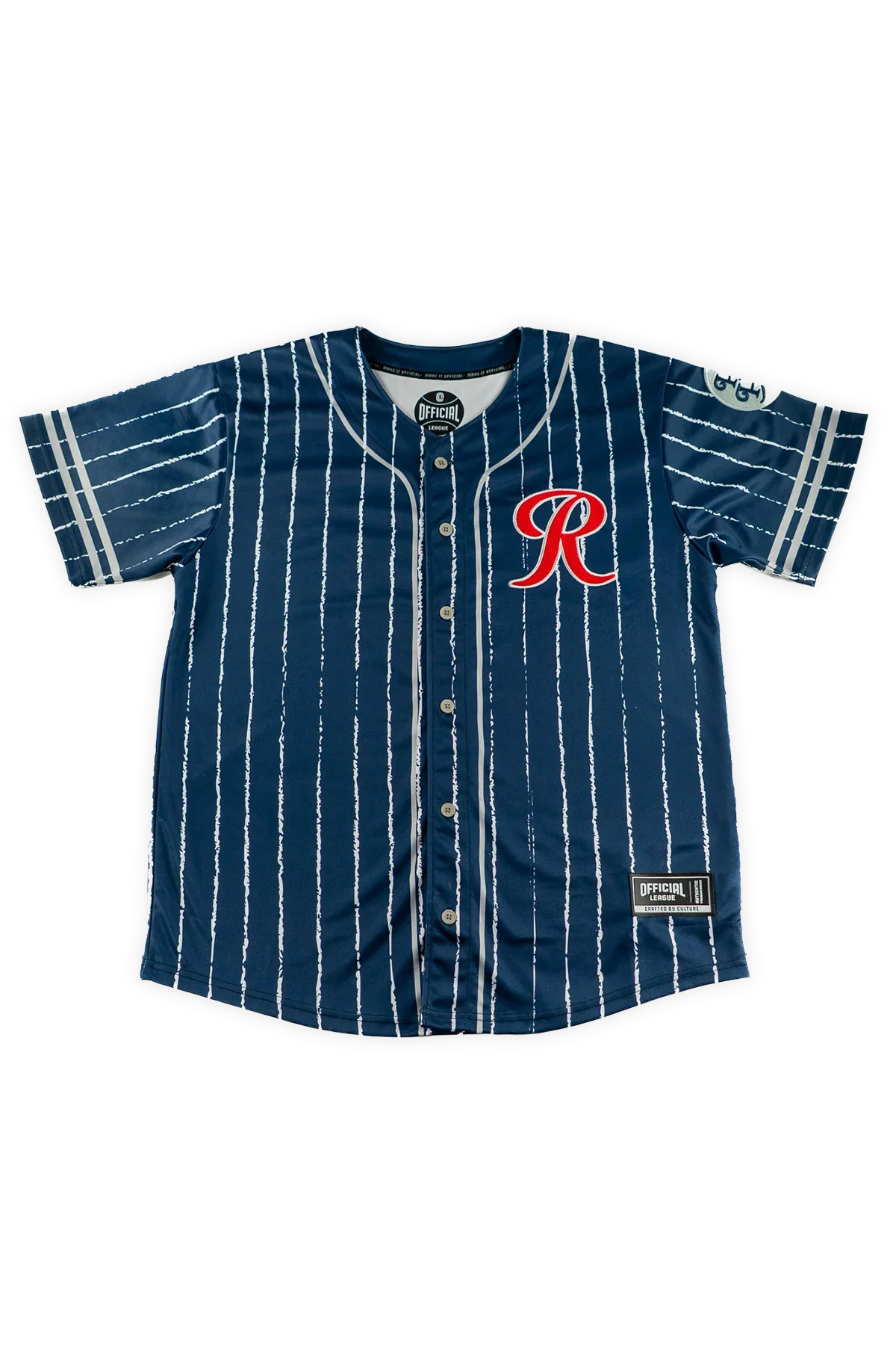 Tacoma Rainiers Official League Navy THATH Jersey