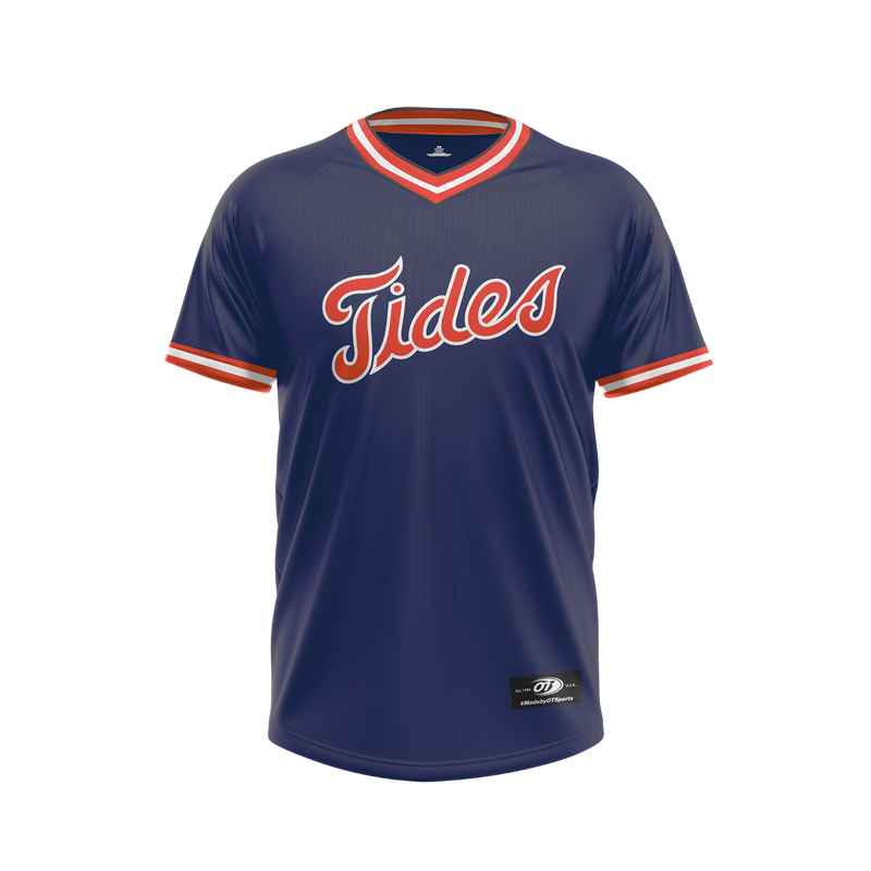 Norfolk Tides Tidewater Tides Throwback Replica Jersey