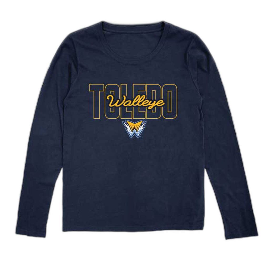 Toledo Walleye Last Dime Ladies Long Sleeve T